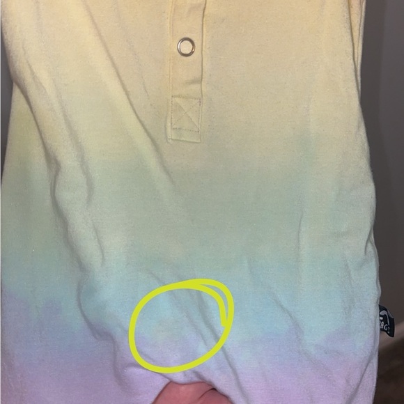 Pastel Tie Dye Rags Shorty - Picture 2 of 2